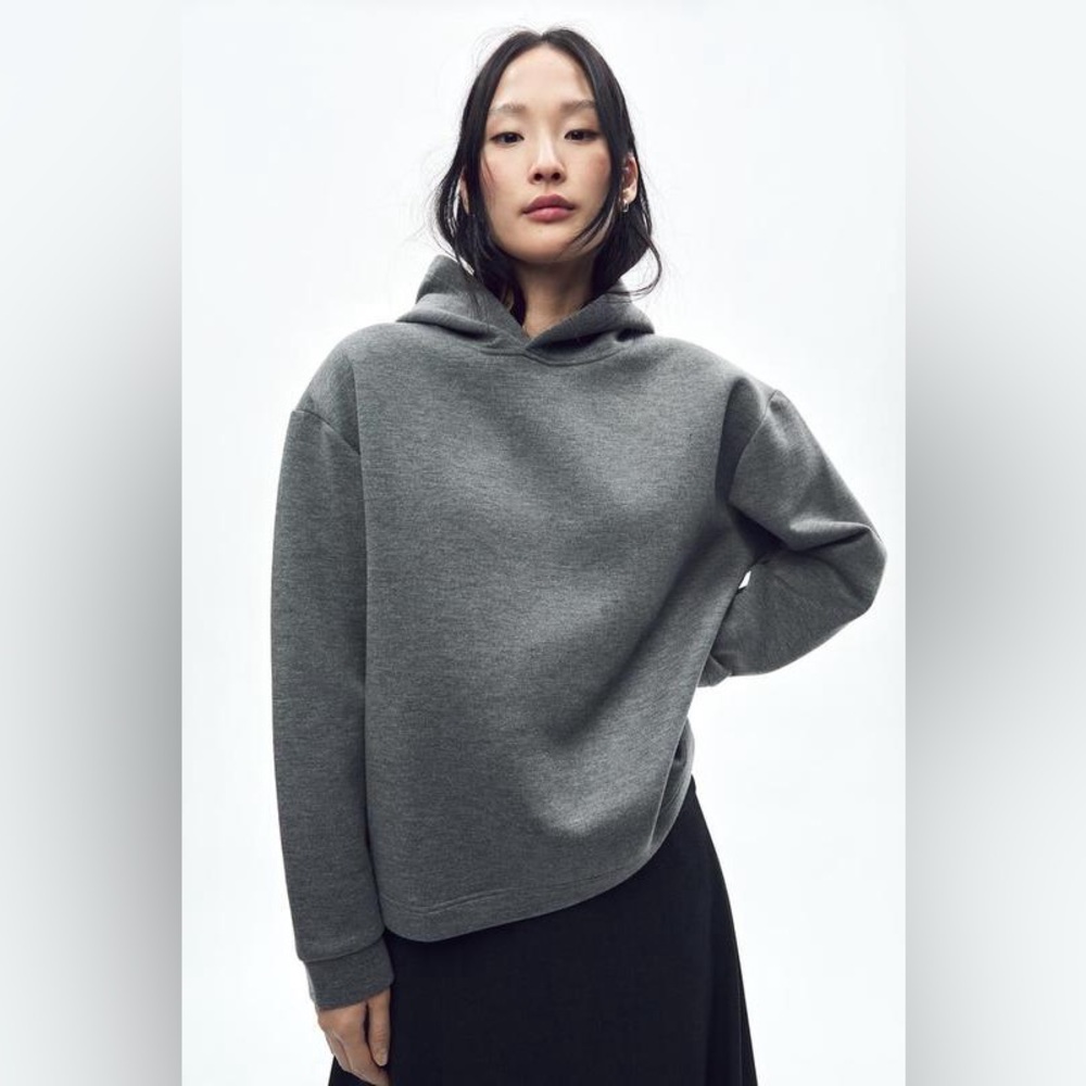 NWT SEND OFFERS GREY ZARA HOODIE